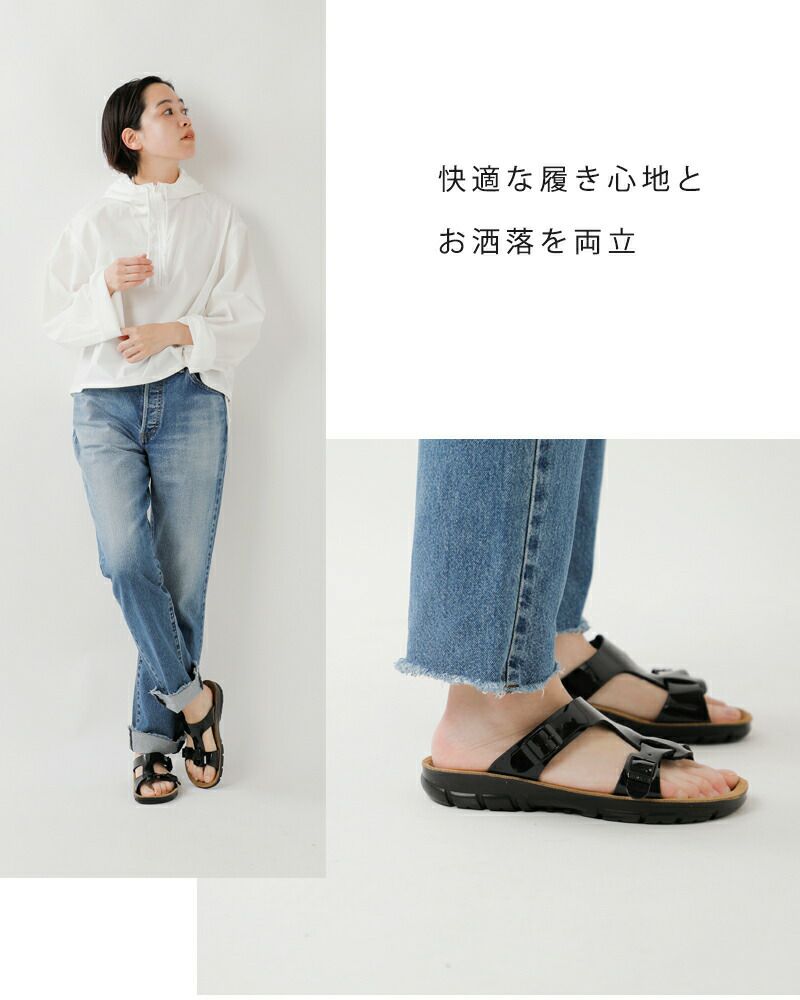 BIRKENSTOCK ビルケンシュトック パテント加工 アッパー スエードレザー Tストラップ サンダル “Sofia” sofia-ms  レディース【サイズ交換初回無料】＊＊ | Piu di aranciato(ピウディアランチェート)