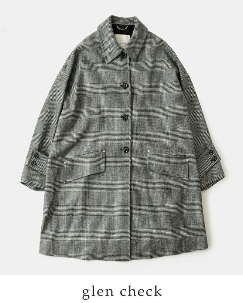 MACKINTOSH マッキントッシュ ウール ハンビー チェック コート