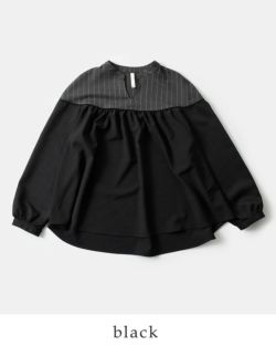 ☆】【30%OFF】kelen ケレン ファブリック コンビ プルオーバー “RIUS