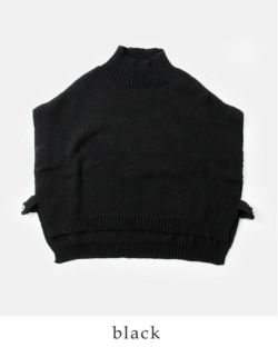 utilite ユティリテ ペルーハイランドウール モックネック ベスト