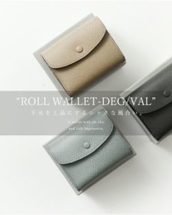 SOPO ソポ カーフレザー ロール ウォレット “ROLL WALLET-DEG