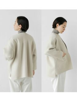 evam eva プレスウールショートコート ｜くらすこと オンライン