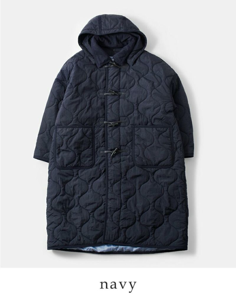 kha:ki カーキ ミリタリー キルト ダッフルコート “MIL QUILT DUFFLE COAT” mil23fjk3209-mn  2024aw新作 レディース | Piu di aranciato(ピウディアランチェート)