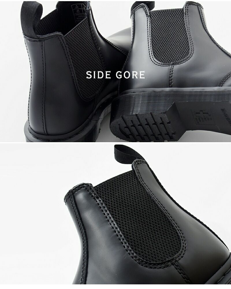 DrMartens ドクターマーチン ブラックステッチ サイドゴア
