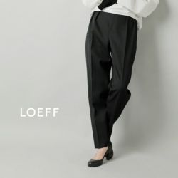 【クーポン対象】【2023aw新作】LOEFF ロエフ ウール ギャバ