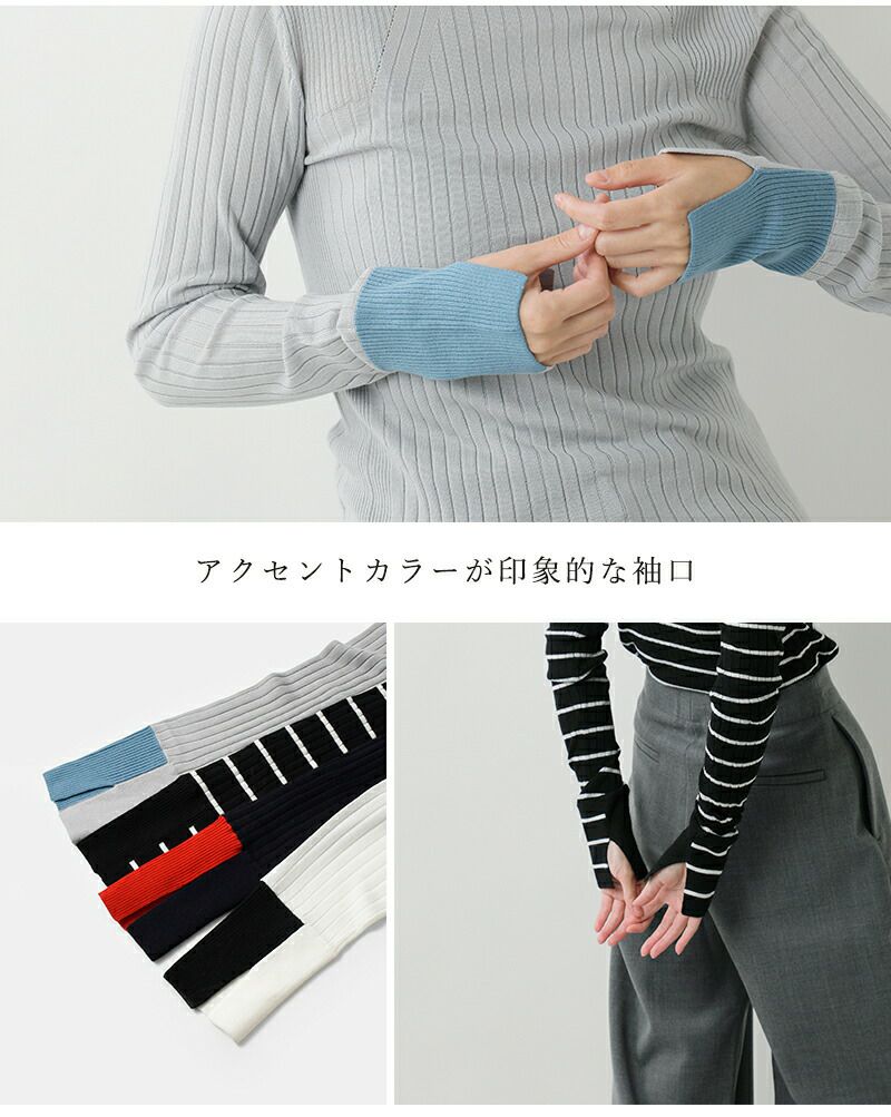 CINOH チノ メリノウール タートルネック ニット プルオーバー “TURTLENECK TIGHT KNIT” 24wkn001-2-tr  2024aw新作 レディース | Piu di aranciato(ピウディアランチェート)