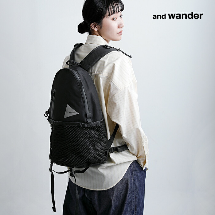クーポン対象】and wander アンドワンダー PE/CO 20L デイパック “PE 