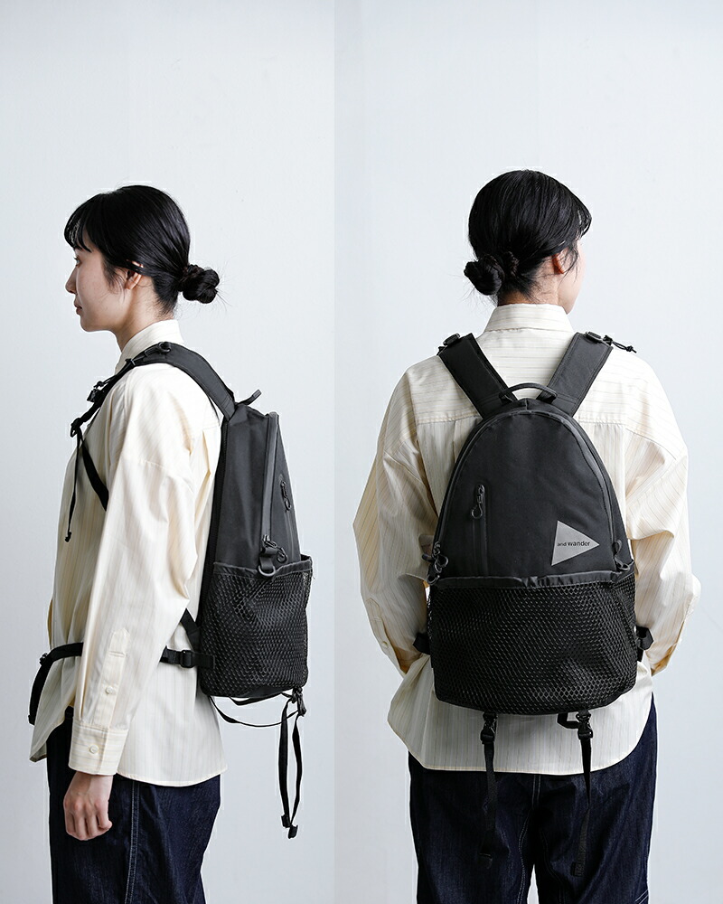 and wander アンドワンダー PE/CO 20L デイパック “PE/CO 20L daypack 