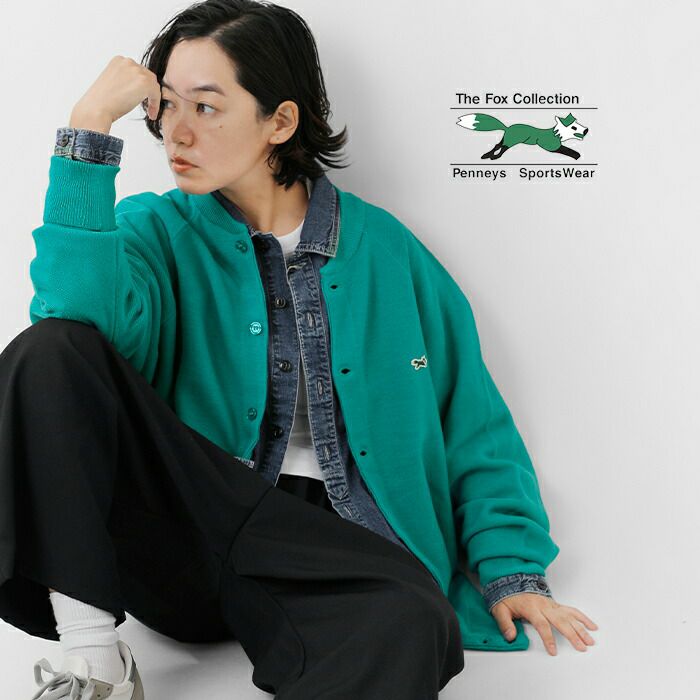 THE FOX Penneys SportsWear アクリルカーディガン L-