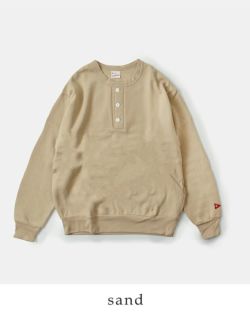 Healthknit ヘルスニット クラシック スウェット ヘンリーネック 長袖