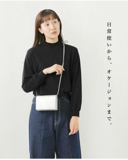 StitchandSew スティッチアンドソー レザー スクエア ミニ ショルダー