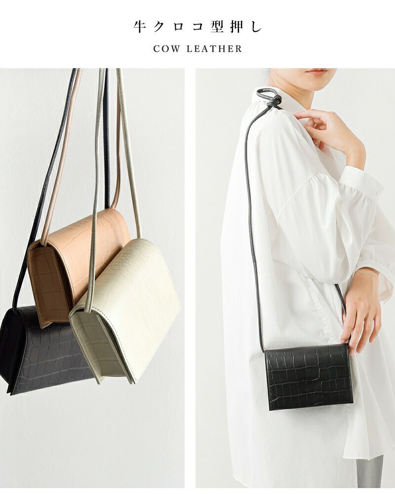 StitchandSew スティッチアンドソー レザー スクエア ミニ ショルダー 
