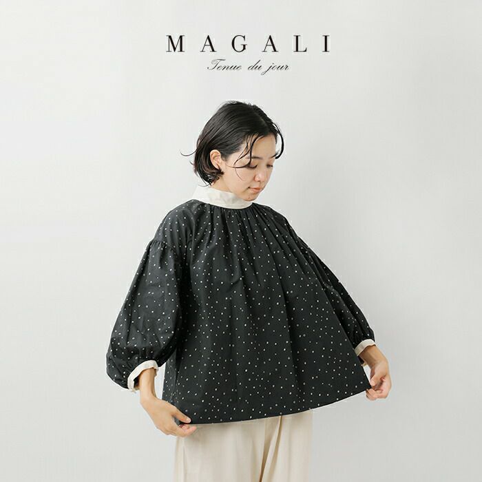 【60%OFF】MAGALI マガリ コットン リネン スノーウィー プル