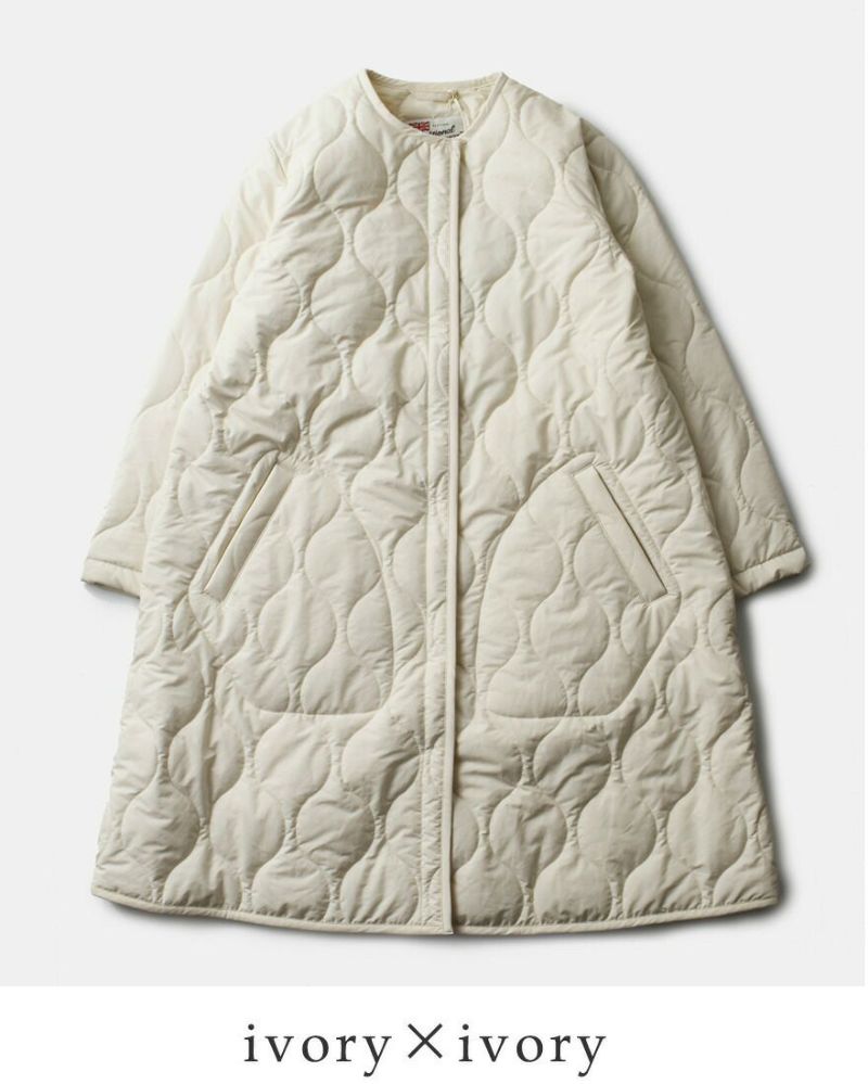 Traditional Weatherwear トラディショナルウェザーウェア アークリー キルティング ジップ ノーカラー ロング ジャケット “ARKLEY  ZIP LONG” l232apqco0379eg-ms レディース【サイズ・カラー交換初回無料】 | Piu di  aranciato(ピウディアランチェート)