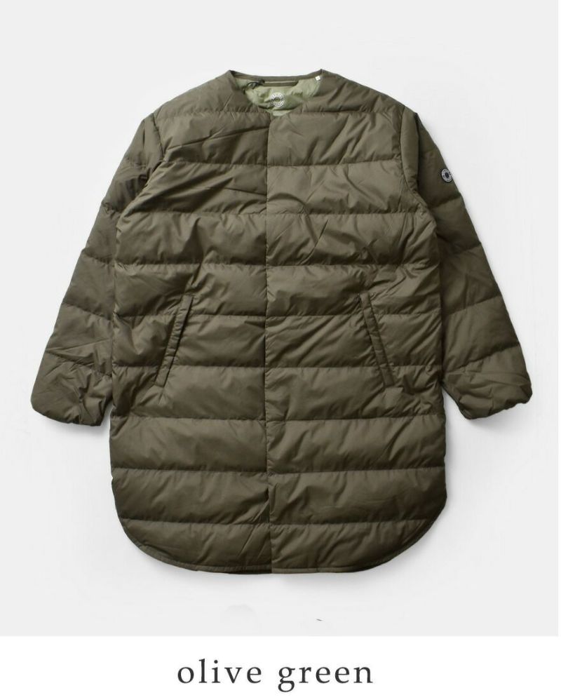 20%OFF】ORCIVAL オーチバル ライトダウン ノーカラー ロング コート