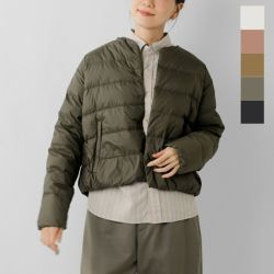 ORCIVAL オーチバル ライトダウン ノーカラー ショート ブルゾン or