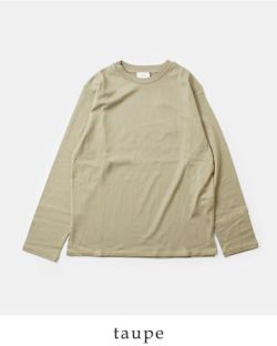 LIFiLL リフィル コットニー 天竺 スリット ロングスリーブ Tシャツ