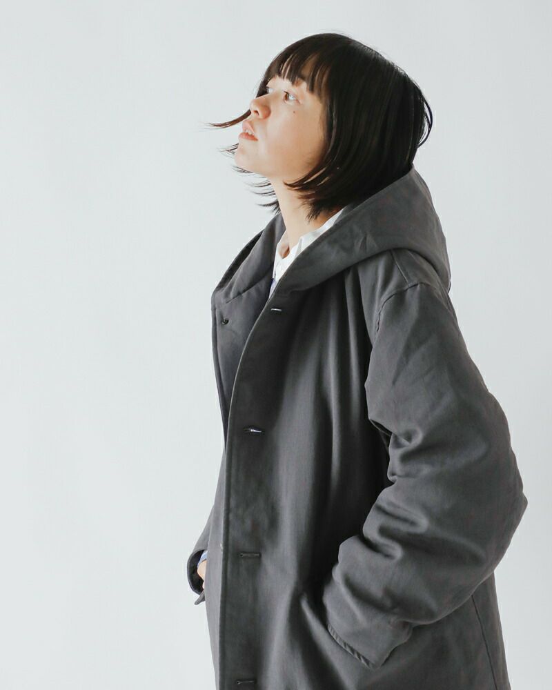 miffew ミフュー フーデッド ロング ダウン コート “HOODED LONG