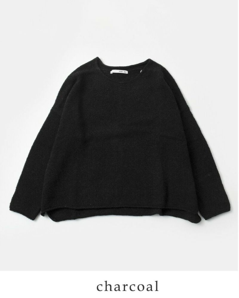 evam eva エヴァムエヴァ リニュー ウール ニット プルオーバー