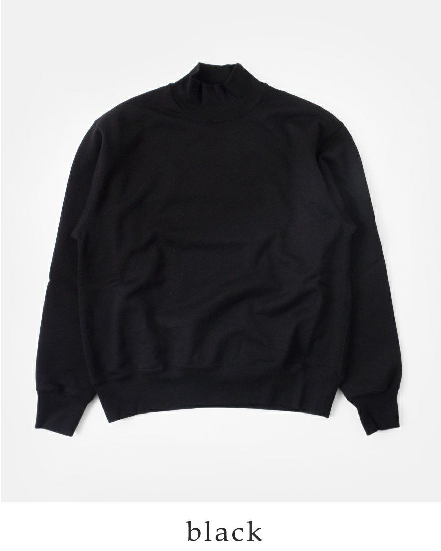 LIFiLL リフィル コットニー 裏毛 モックネック スウェット プル