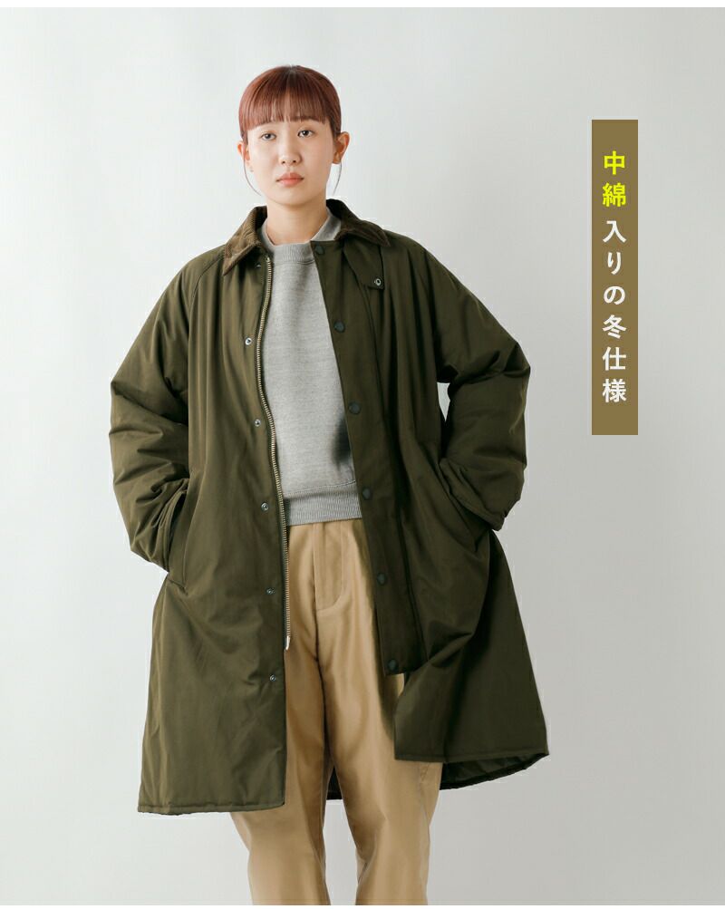 Barbour バブアー EXMOOR BATTING エクスモア 中綿ロングコート