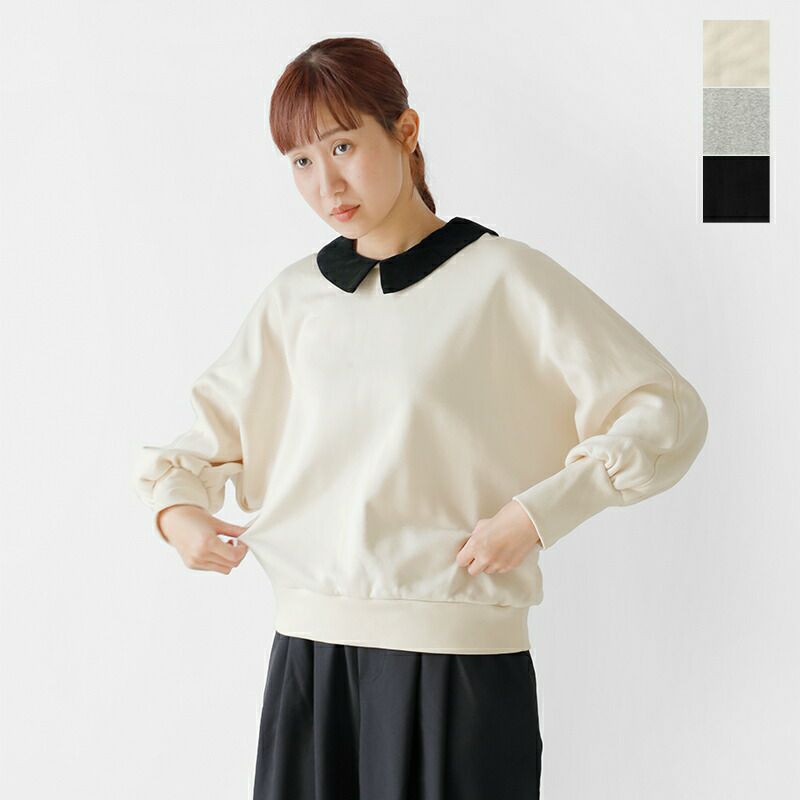 MAGALI マガリ コットン シルケット スウェット プルオーバー