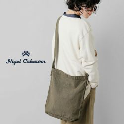 Nigel Cabourn メールバッグ インディゴ デニム 24 HIGH SUMMER COLLECTION》MAIL BAG & MAGAZINE BAG – ナイジェル