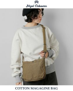 NIGEL CABOURN ナイジェルケーボン コットン マガジン バッグ 8049-00-61007-mn ユニセックス | Piu di  aranciato(ピウディアランチェート)