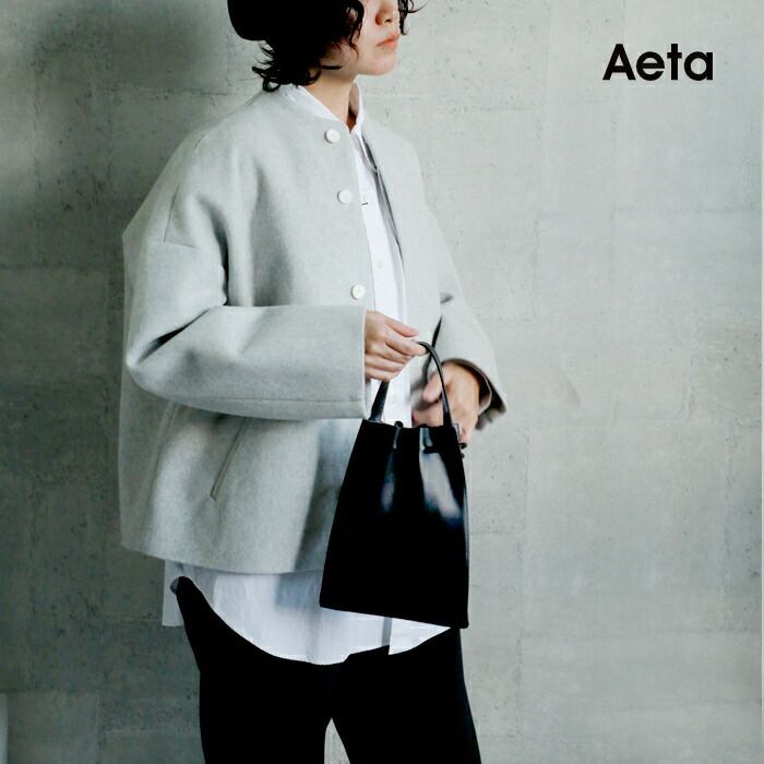 Aeta アエタ スムース カウレザー ショルダーバッグ Sサイズ “SHOLDER