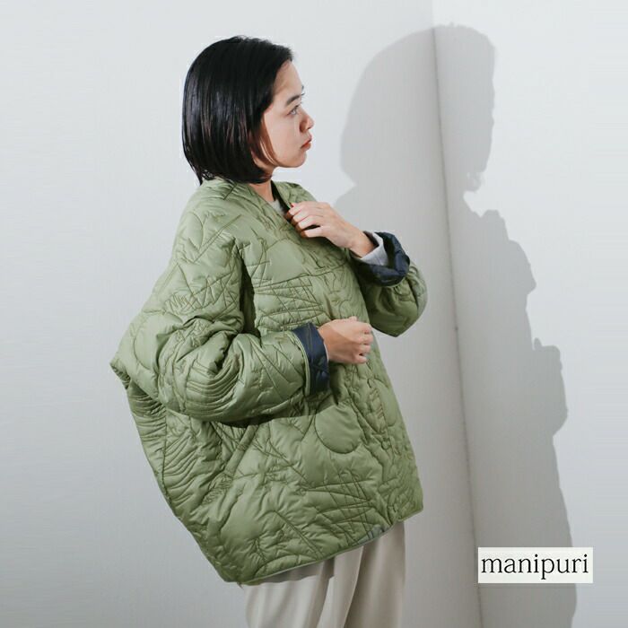 manipuri マニプリ キルティング ジャケット quilting-jacket-fn