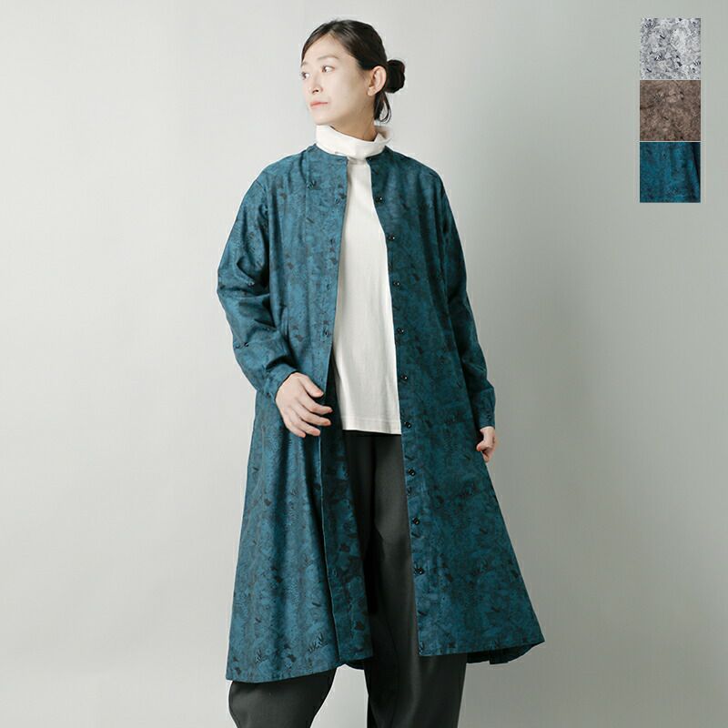 marble SUD マーブルシュッド ジャガード シャツ ワンピース “members  