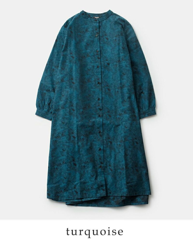 marble SUD マーブルシュッド ジャガード シャツ ワンピース
