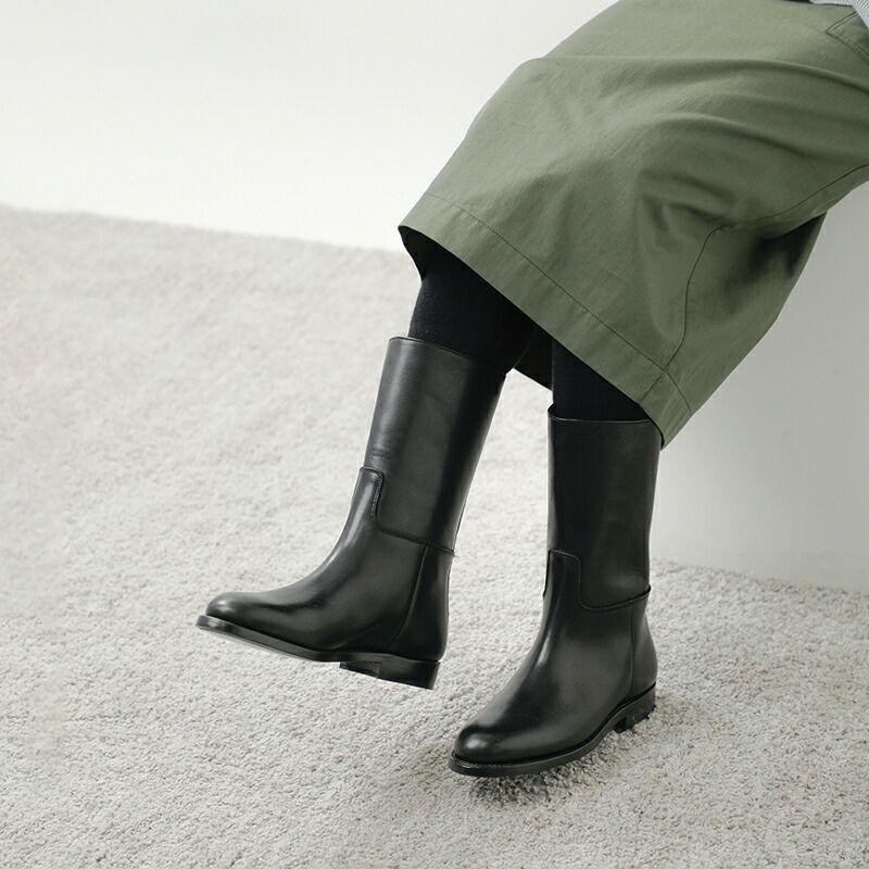 The 白っぽい Soloist. riding boots. ライディングブーツ US9