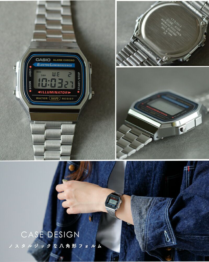 CASIO カシオ スタンダード デジタル 腕時計 a-168wa-1-rf ユニ 