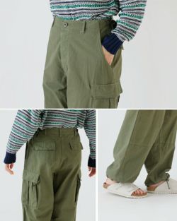 TOP KHAKI トップカーキ リップストップ BDU カーゴ パンツ