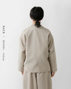 【メルさま専用】un cinq ジャケット　ナチュラル　美品 un cinq アンサンク メランジ オックス テーラード ジャケット