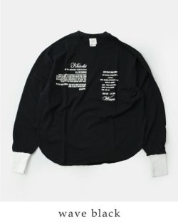 クーポン対象】kha:ki カーキ ラウンドヘム ロングスリーブ Tシャツ 