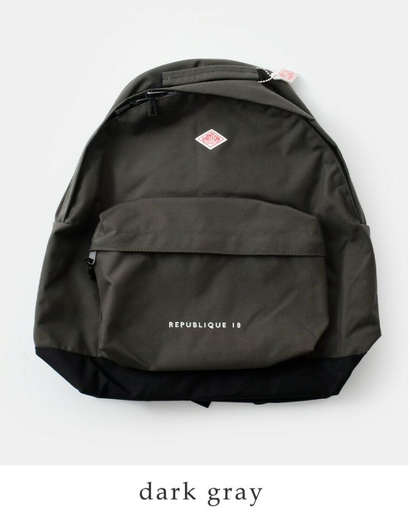 ダントン DANTON コーデュラ キャンバス デイパック “REPUBLIQUE18” republique18-25ss-yo 2025ss新作  ユニセックス【海外出荷不可】 | Piu di aranciato(ピウディアランチェート)