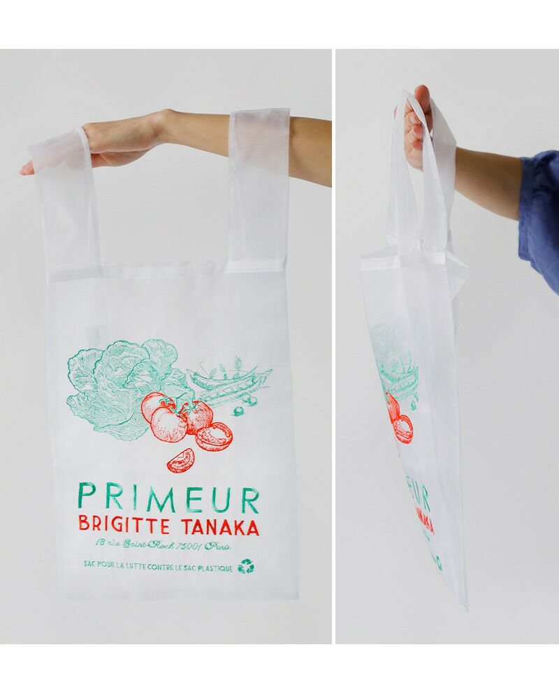 BRIGITTE TANAKA ブリジットタナカ 刺繍 オーガンジートートバッグ