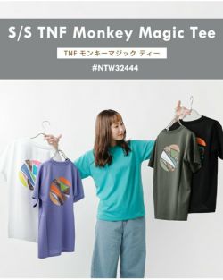 【30%OFF】THE NORTH FACE ノースフェイス ショートスリーブ TNF モンキーマジック Tシャツ “S/S TNF Monkey  Magic Tee” ntw32444-kk レディース | Piu di aranciato(ピウディアランチェート)