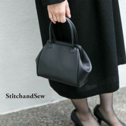 StitchandSew スティッチアンドソー スムースレザー フォーマル ミニ