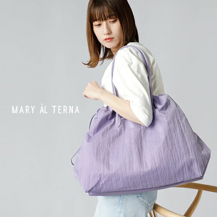 MARY AL TERNA メアリオルターナ 巾着 トートバッグ “WRING” ma4123bg 