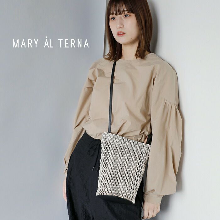 MARY AL TERNA メアリオルターナ コットン メッシュ ショルダー ...