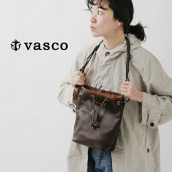 割り引く【新品】VASCO（ヴァスコ）レザー巾着バッグ　スモール バッグ