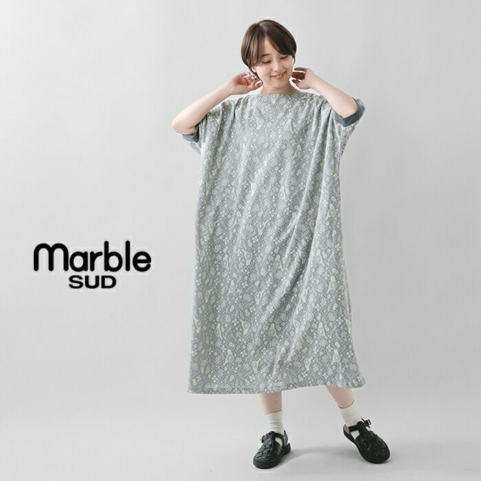 クーポン対象】marble SUD マーブルシュッド ジャガード 袖口 リブ