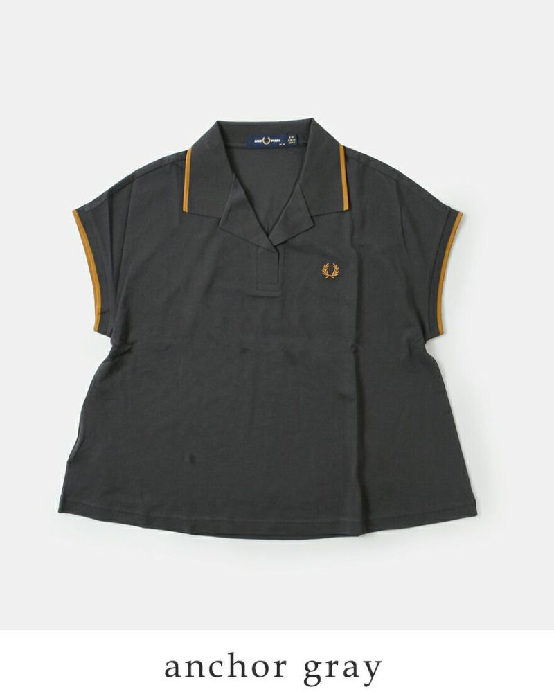 FRED PERRY フレッド ペリー コットン 鹿の子 オープンカラー 