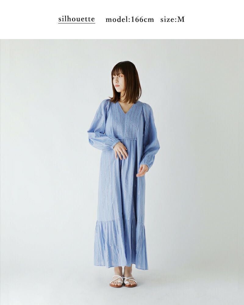 50%OFF】Sara Mallika サラマリカ コットン ルレックス ストライプ 