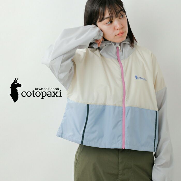 cotopaxi コトパクシ , テカ ウインドブレーカー クロップ ジャケット “Teca Windbreaker Crop Jacket”  teca-wind-c-j-rf 2024ss新作 レディース