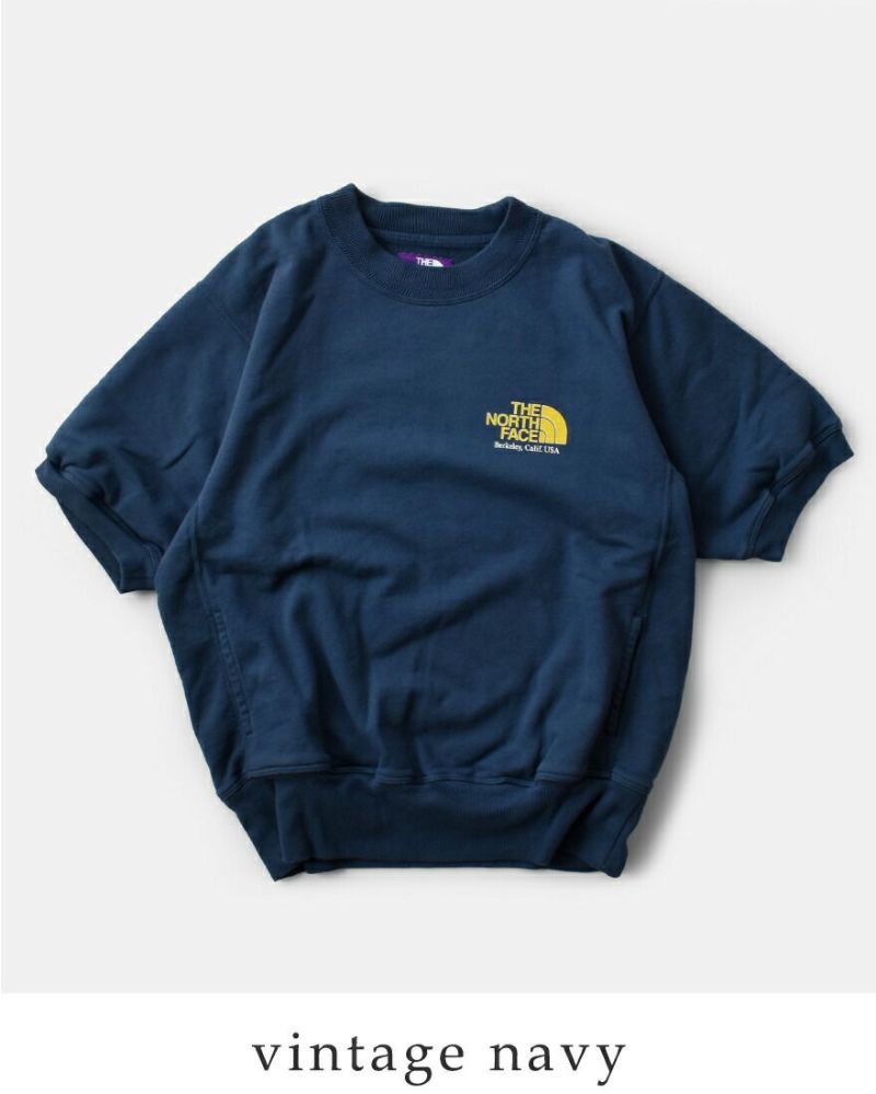 クーポン対象】THE NORTH FACE PURPLE LABEL ノースフェイスパープルレーベル USAコットン 裏毛 フィールド  ショートスリーブ スウェットシャツ “Field Short Sleeve Sweatshirt” nt6403n -mn ユニセックス | Piu  di aranciato(ピウディアランチェート)