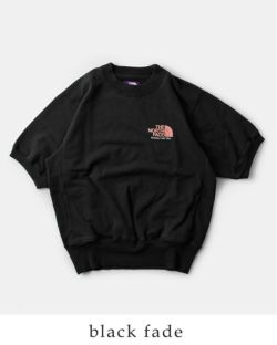 THE NORTH FACE PURPLE LABEL ノースフェイスパープルレーベル USAコットン 裏毛 フィールド ショートスリーブ スウェットシャツ  “Field Short Sleeve Sweatshirt” nt6403n -mn ユニセックス | Piu di  aranciato(ピウディアランチェート)